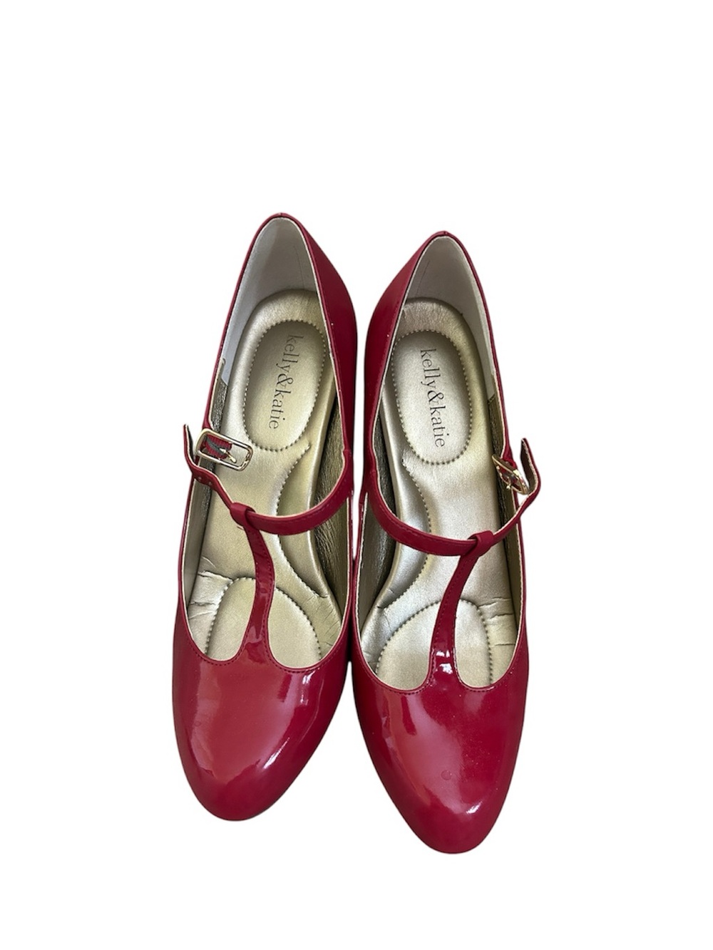 Kelly & Katie Closed Toe Red Size 9.5 heels